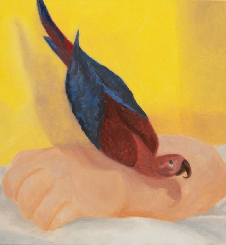 Pik Chaichit - Surveillance, 2026, Oil on canvas, 43 x 40 cm